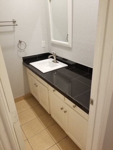 DRESSING AREA IN BATHROOM