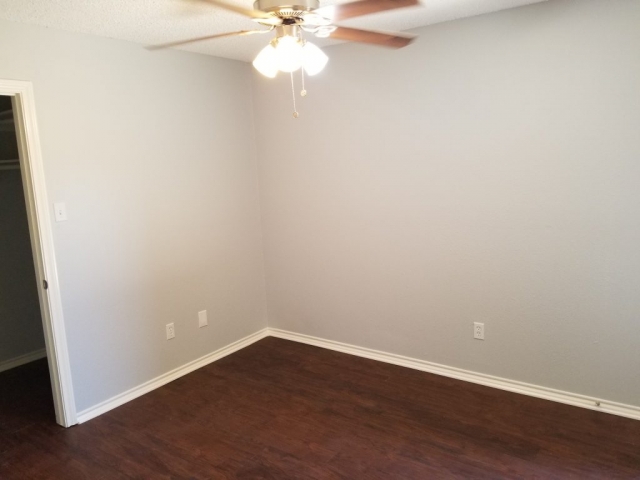 BEDROOM 1 WITH CEILING FAN